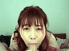 i cant resist cute japanese babe konno hikaru's deepthroat handjob on my big cock kinky nasty