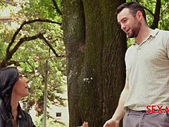 Sexy Ashley Sanz Teaches Tourist Blowjob And Ass Fuck!