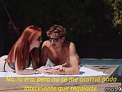 Spontaneous Doggystyle Fuck with Bent-Over Redhead Lacy Lennon