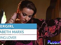 glamorous teen elizabeth marxs hides luscious big natural boobs but strips to reveal them all.