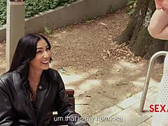 Sexy Ashley Sanz Teaches Tourist Blowjob And Ass Fuck!