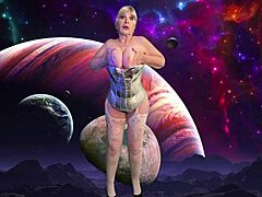 Granny Metallika Moans from Deep Kisses and Finger Fucking