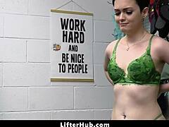 Officer Punishes Vibrator-Stealing Teen with Hard Store Fuck