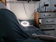 babe licks ass then machine fucks her tight hole