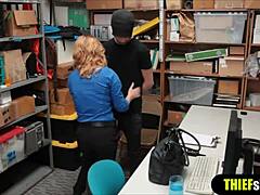 female cop fucks lucky burglar rough doggystyle in office you ready for her screams?