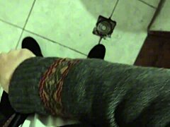 Skinny solo babe creams skinny waist bathroom