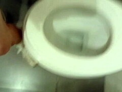 peeing with my husband dressed as woman, we head to bathroom together but i leak everywhere wait...