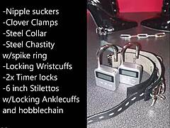 hey watch this sissy bind herself for extreme anal toy play