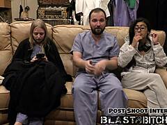 jasmines hairy pussy n ass get doggystyled n blasted with cum pov nurse patient moans