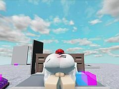 Whore pounds huge white cock in wild intense fucking frenzy