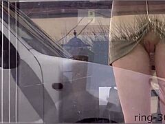 vanessa wolff strips fully nude and poses her ass in extreme public spots