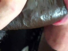 black cock blasts huge cum creampie closeup fat bbw milf juicy bubble ass pussy