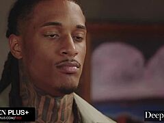 Gorgeous redhead sneaks intense secret session with huge bbc