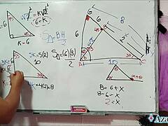 ASIAN NERD STUDENT TEACHES BEDROOM SEX MATH LESSON!
