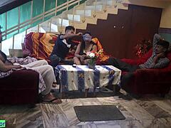 whoa bhabhi joins wild gangbang party 😍 monster cocks pounding wet pussy everywhere!!