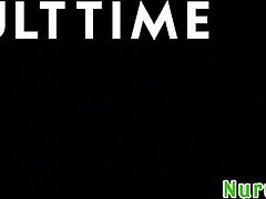 Imagine sharing wet teen pussies and cocks in naughty nuru massage threesome