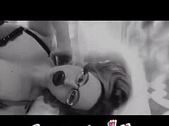 yo russian glasses goddess mistress does whatever she craves with her fetish blonde