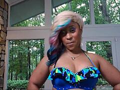 oiled big ass milf spreads cheeks for deep anal fingering and fucking