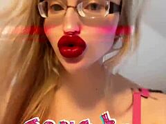 yo russian glasses goddess mistress does whatever she craves with her fetish blonde