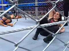 Female wrestlers battle fiercely in survivor series 2022 wargames