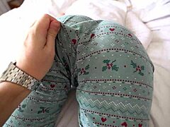 step bro sneaks in stepsis dream 😍 cums deep in her tight pussy cowgirl ride 💦