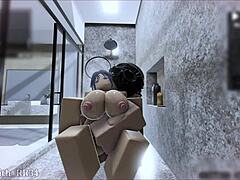 yuuka punished hard for sneaking in with intense follower sex part 1