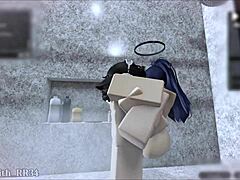 yuuka punished hard for sneaking in with intense follower sex part 1