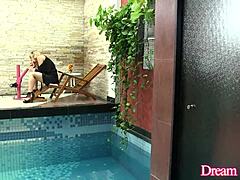 Tranny Luana Pacheco rides thick black cock bareback interracial anal assfucking