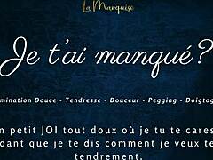 French girl fucks guy with joi pegging audio