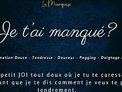 French girl fucks guy with joi pegging audio