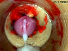 CAMERA DIVES DEEP INSIDE THIS TIGHT PUSSY FOR HUGE CUM EXPLOSION CREAMPIE IN 4K CLOSE-UP!