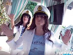 Rival Stepsisters Gal And Aubree Suck Elias Cock Then Fuck For Peace