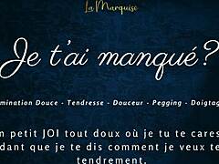 French girl fucks guy with joi pegging audio