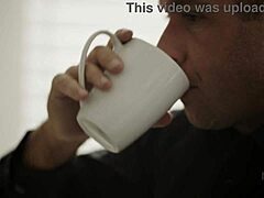 Officer step-daddy leana lovings blows daddy with cumshot orgasm in office taboo