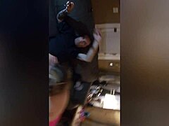 roxy faith with pigtails and glasses gulps ian's 8in cock for facial cumshot