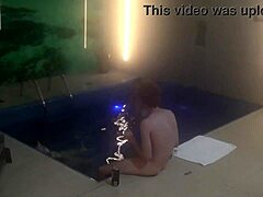 friends transform motel pool into secret threesome hideout