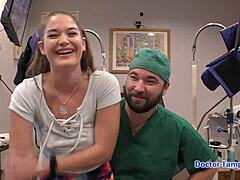 DR TAMPA GIVES KENDRA HEART UNIVERSITY ENTRANCE PHYSICAL WITH LATEX GLOVES TITS ASS SPREADING AND HUMILIATION