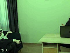 hey boss, you punishing this 18yo blonde secretary rough on desk?