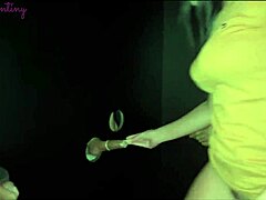 another day as gloryhole whore sucking monster cocks while cuck films