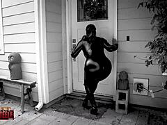 hey milf cat burglar ties ya up in tight catsuit n blows pov 😈🔥