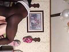 granny can't get enough of this young 18+ black cock