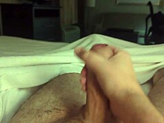 Solitary hotel thrills unfold in private masturbation escape
