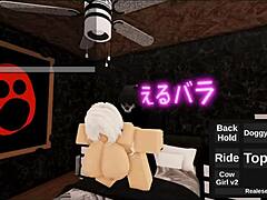 that white haired robloxian whore with huge tits and ass gets smashed hard on monday