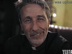 Cheating Busty Milf Fucks Priest!