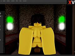 ROBLOX CHICA FNAF GETS POUNDED BY HUGE BBC IN STUDIO SEX FRENZY!