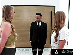 yo these nuru masseuses scissor and trib to seduce their big cock client