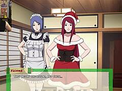 bizarre naruto parody gangbang with milf creampies big tits and face sitting licks