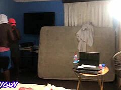 Couple Invites BBC Lover But Cuckold Slave Watches Milf Submit