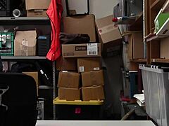 What if blonde teen shoplifter had to fuck security guard hard for her hairy pussy theft?