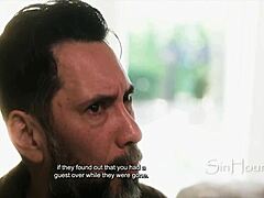 Avery Jane's Curvy Ebony Pussy Takes Double Penetration In Taboo Cinema Fuck While Staying Quiet For The Job